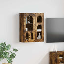 vidaXL Függő szekrény ELST Füstös Tölgy 59 x 20 x 71,5 cm Szerelt Fa