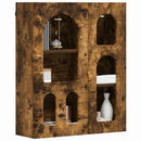 vidaXL Függő szekrény ELST Füstös Tölgy 59 x 20 x 71,5 cm Szerelt Fa