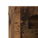vidaXL Függő szekrény polcokkal ELST Öreg fa 59 x 20 x 71.5 cm Faanyag