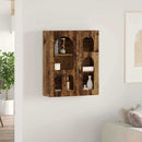 vidaXL Függő szekrény polcokkal ELST Öreg fa 59 x 20 x 71.5 cm Faanyag