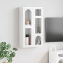 vidaXL Függő szekrény ELST Magas Fényű Fehér 59 x 20 x 100 cm Faanyag
