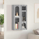 vidaXL Függő szekrény ELST Szürke Sonoma 59 x 20 x 100 cm Faanyag
