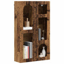 vidaXL Függő szekrény polcokkal ELST Öreg fa 59 x 20 x 100 cm Faanyag