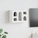 vidaXL Függő szekrény polcokkal ELST Fehér 60 x 20 x 40 cm Szerelt Fa