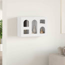 vidaXL Függő szekrény polcokkal ELST Fehér 60 x 20 x 40 cm Szerelt Fa
