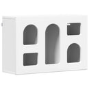 vidaXL Függő szekrény polcokkal ELST Fehér 60 x 20 x 40 cm Szerelt Fa