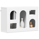 vidaXL Függő szekrény polcokkal ELST Fehér 60 x 20 x 40 cm Faanyag