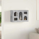 vidaXL Függő szekrény ELST Betonszürke 60 x 20 x 40 cm Szerelt Fa