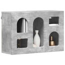 vidaXL Függő szekrény ELST Betonszürke 60 x 20 x 40 cm Szerelt Fa