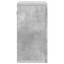 vidaXL Függő szekrény ELST Betonszürke 60 x 20 x 40 cm Szerelt Fa