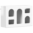vidaXL Függő szekrény ELST Magas Fényű Fehér 60 x 20 x 40 cm Faanyag
