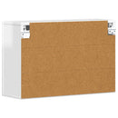 vidaXL Függő szekrény ELST Magas Fényű Fehér 60 x 20 x 40 cm Faanyag
