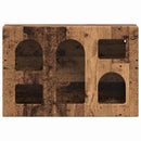 vidaXL Függő szekrény polcokkal ELST Öreg fa 60 x 20 x 40 cm Faanyag