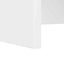 vidaXL Falra szerelhető íróasztal Fehér 60 x 45 x 30 cm Faanyag