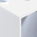 vidaXL Falra szerelhető íróasztal Fehér 60 x 45 x 30 cm Faanyag