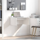 vidaXL Falra szerelhető íróasztal Fehér 60 x 45 x 30 cm Faanyag
