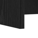 vidaXL Falra szerelhető íróasztal Fekete tölgy 60 x 45 x 30 cm Faanyag