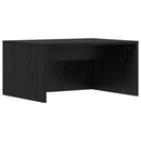 vidaXL Falra szerelhető íróasztal Fekete tölgy 60 x 45 x 30 cm Faanyag