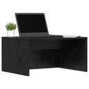 vidaXL Falra szerelhető íróasztal Fekete tölgy 60 x 45 x 30 cm Faanyag