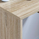 vidaXL Falra szerelhető íróasztal Sonoma tölgy 60 x 45 x 30 cm Faanyag