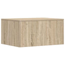 vidaXL Falra szerelhető íróasztal Sonoma tölgy 60 x 45 x 30 cm Faanyag