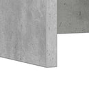 vidaXL Falra szerelhető íróasztal Beton Szürke 60 x 45 x 30 cm Faanyag