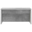 vidaXL Falra szerelhető íróasztal Beton Szürke 60 x 45 x 30 cm Faanyag