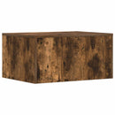 vidaXL Falra szerelhető íróasztal Füstölt tölgy 60 x 45 x 30 cm