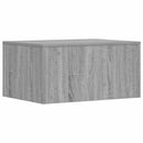 vidaXL Falra szerelhető íróasztal Szürke Sonoma 60 x 45 x 30 cm