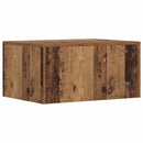 vidaXL Falra szerelhető íróasztal Öreg fa 60 x 45 x 30 cm Faanyag