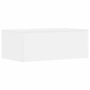vidaXL Falra szerelhető íróasztal Fehér 80 x 45 x 30 cm Faanyag