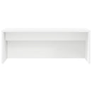 vidaXL Falra szerelhető íróasztal Fehér 80 x 45 x 30 cm Faanyag
