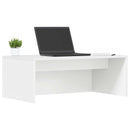 vidaXL Falra szerelhető íróasztal Fehér 80 x 45 x 30 cm Faanyag