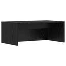 vidaXL Falra szerelhető íróasztal Fekete tölgy 80 x 45 x 30 cm Faanyag