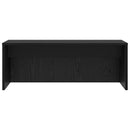 vidaXL Falra szerelhető íróasztal Fekete tölgy 80 x 45 x 30 cm Faanyag