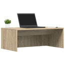 vidaXL Falra szerelhető íróasztal Sonoma tölgy 80 x 45 x 30 cm Faanyag