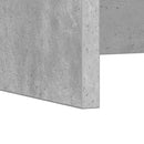 vidaXL Falra szerelhető íróasztal Beton Szürke 80 x 45 x 30 cm Faanyag