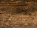 vidaXL Falra szerelhető íróasztal Füstölt tölgy 80 x 45 x 30 cm