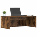vidaXL Falra szerelhető íróasztal Füstölt tölgy 80 x 45 x 30 cm