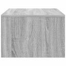 vidaXL Falra szerelhető íróasztal Szürke Sonoma 80 x 45 x 30 cm