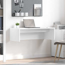 vidaXL Falra szerelhető íróasztal Fehér 100 x 45 x 30 cm Faanyag