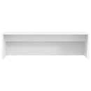 vidaXL Falra szerelhető íróasztal Fehér 100 x 45 x 30 cm Faanyag