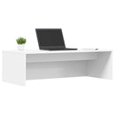 vidaXL Falra szerelhető íróasztal Fehér 100 x 45 x 30 cm Faanyag