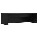 vidaXL Falra szerelhető íróasztal Fekete tölgy 100 x 45 x 30 cm