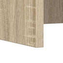 vidaXL Falra szerelhető íróasztal Sonoma tölgy 100 x 45 x 30 cm