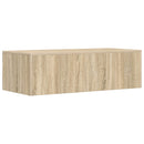 vidaXL Falra szerelhető íróasztal Sonoma tölgy 100 x 45 x 30 cm
