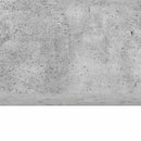 vidaXL Falra szerelhető íróasztal Beton Szürke 100 x 45 x 30 cm