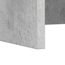 vidaXL Falra szerelhető íróasztal Beton Szürke 100 x 45 x 30 cm