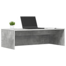 vidaXL Falra szerelhető íróasztal Beton Szürke 100 x 45 x 30 cm