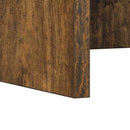 vidaXL Falra szerelhető íróasztal Füstölt tölgy 100 x 45 x 30 cm
